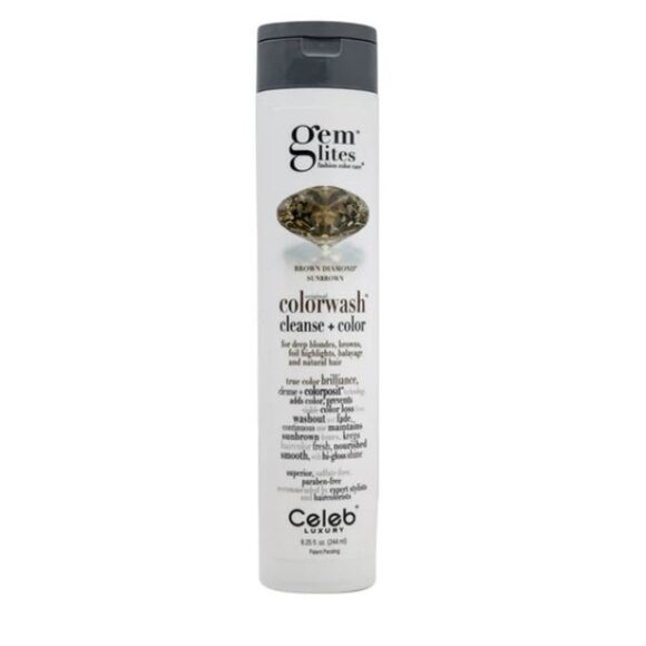 Celeb Luxury Gem Lites Colorwash Cleanse + Color in Diamond Brown/Sunbrown - Picture 1 of 1